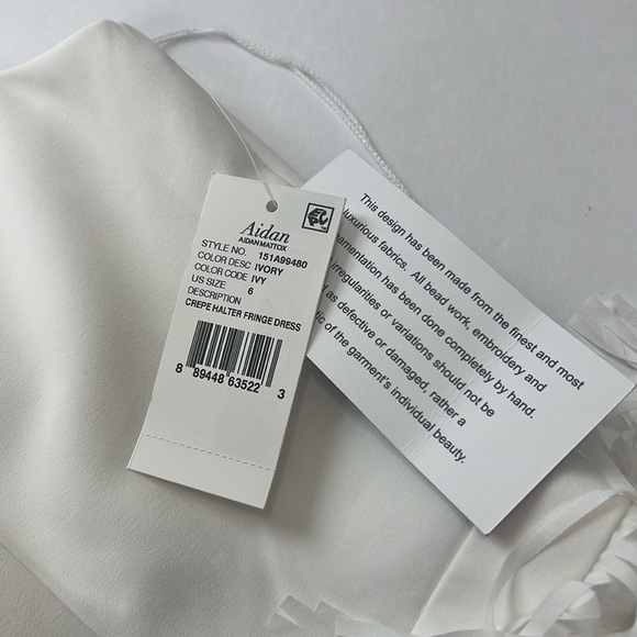 NWT fringe dress from Aidan US size 6 - Picture 3 of 8